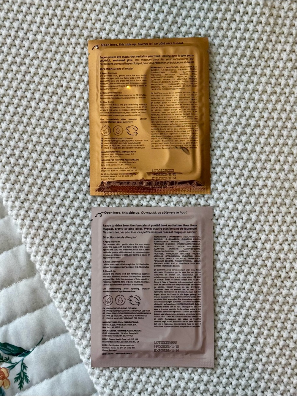 NWT Set of 4 Assorted Gel Eye Patches, Skincare Routine – Patchology, BeautyBio - Picture 3 of 7
